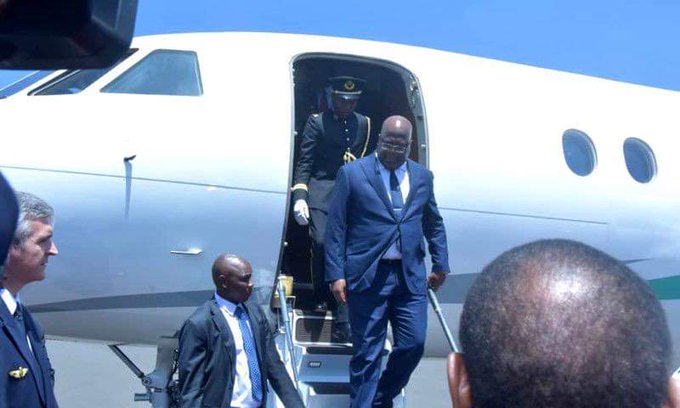 You are currently viewing Diplomatie : Félix Tshisekedi est arrivé en Allemagne pour une mission sur l’économie et la sécurité