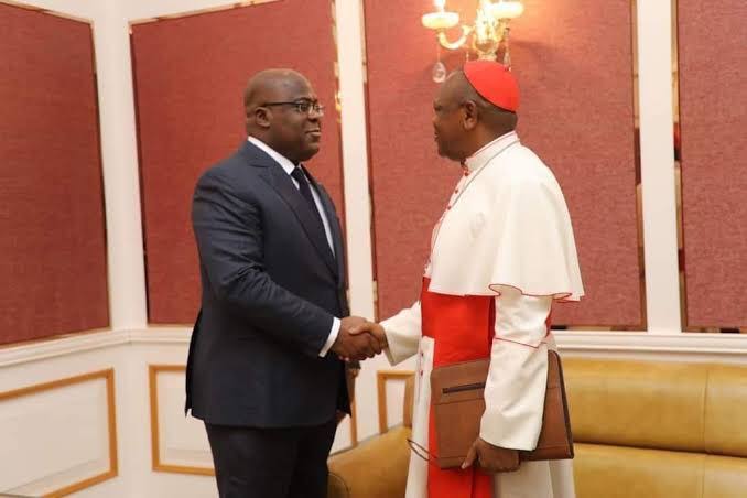 You are currently viewing Tshisekedi sur le cardinal Ambongo : « La liberté d’expression ne doit pas servir à affirmer des mensonges, même quand vous êtes cardinal « 