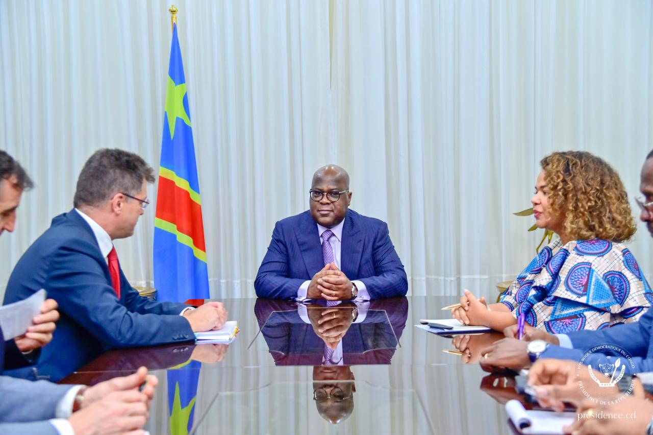 Lire la suite à propos de l’article RDC : Félix Tshisekedi a échangé avec une délégation de l’Union européenne sur la situation humanitaire à l’Est