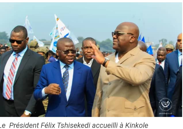 You are currently viewing RDC : Félix Tshisekedi inspecte les travaux de modernisation du port de Kinkole