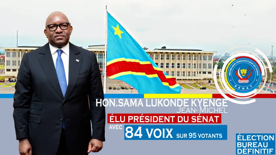 Lire la suite à propos de l’article Élection au sénat : avec 84 voix, Sama Lukonde élu président du Sénat