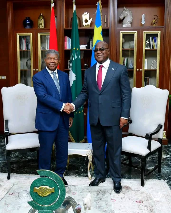 Lire la suite à propos de l’article Auprès de Lourenço, Félix Tshisekedi réitère la disponibilité du gouvernement à participer à toutes les étapes du processus de Luanda