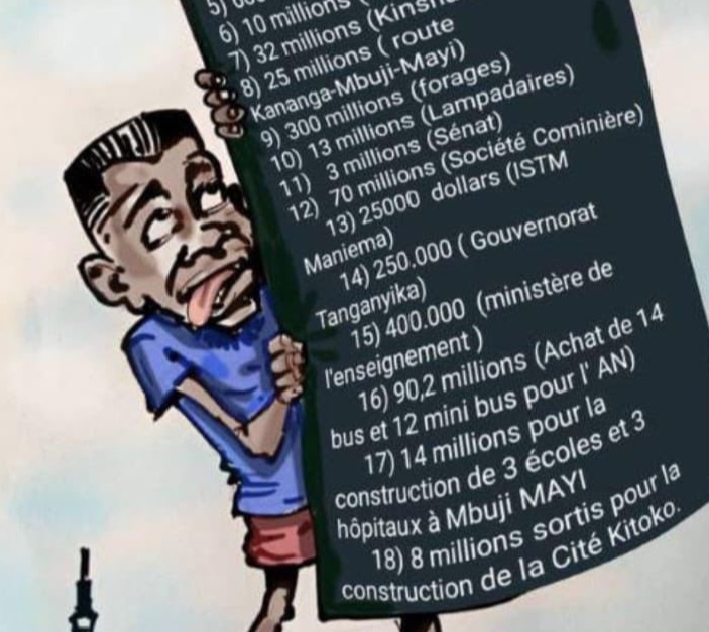 You are currently viewing RDC : le régime de Tshisekedi a battu le record du palmarès des dossiers de détournement. Des chiffres qui font mal… (photo SCOOPRDC)