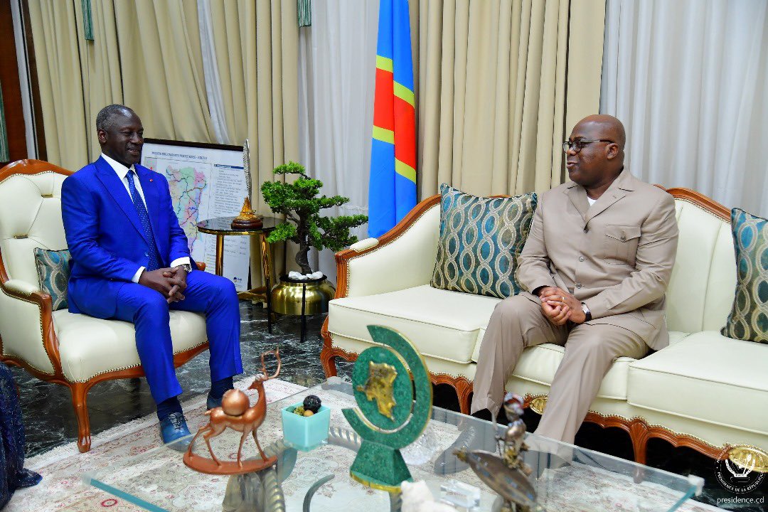 You are currently viewing Diplomatie: Félix Tshisekedi et Adama Bictogo renforcent les liens entre la RDC et la Côte d’Ivoire