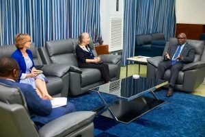 Lire la suite à propos de l’article Diplomatie : les opportunités de coopération entre les USA et la RDC au centre des échanges entre Sama Lukonde et Lucy Tamlyn