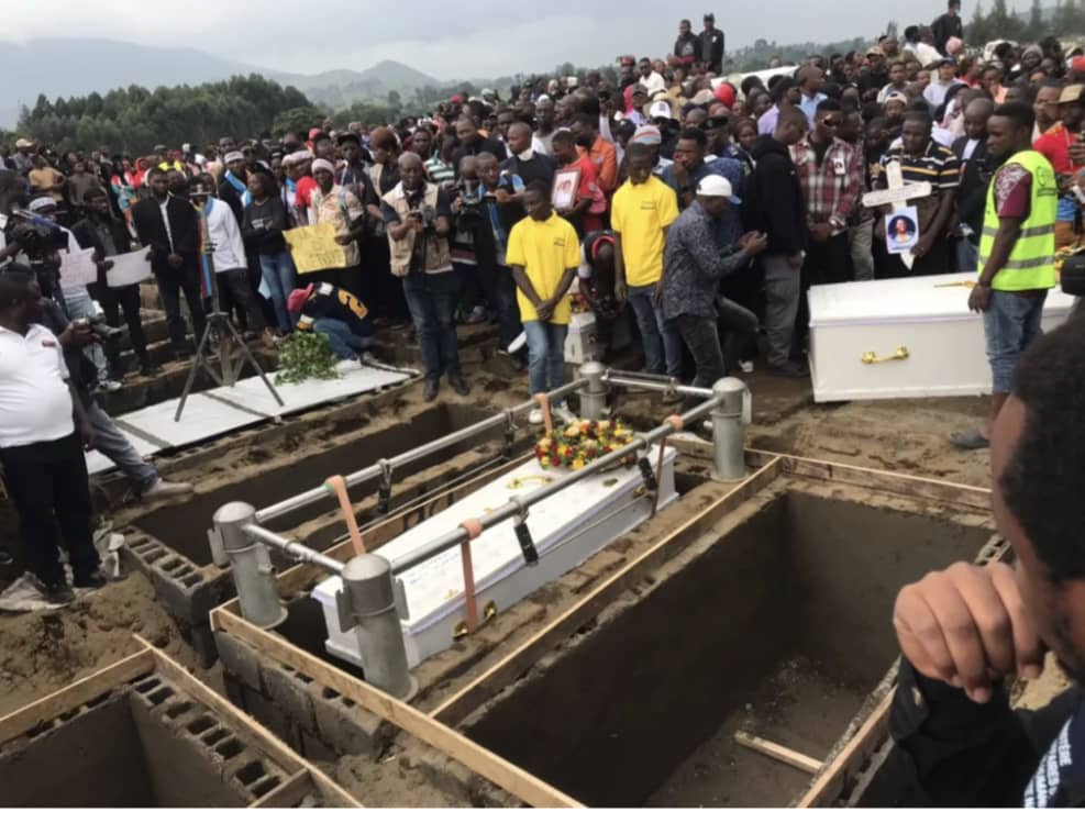 Lire la suite à propos de l’article Goma : Ce qu’il faut retenir de l’enterrement des victimes du naufrage sur le lac Kivu 
