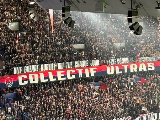 Lire la suite à propos de l’article Football : les supporters du PSG dénoncent la guerre dans l’Est de la RDC