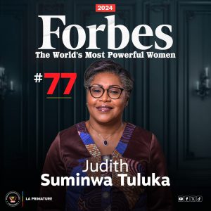 Lire la suite à propos de l’article RDC: Judith Suminwa Tuluka nommée 77e femme la plus puissante au monde en 2024