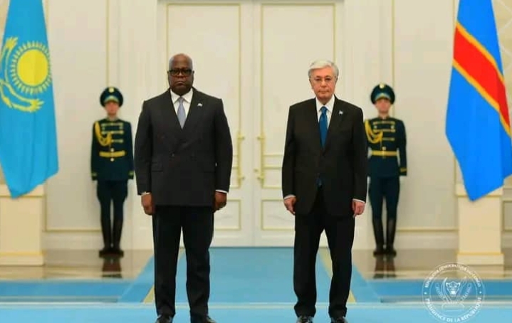 Lire la suite à propos de l’article Kinshasa et Astana renforcent leurs liens : des accords majeurs signés lors de la visite de Tshisekedi au Kazakhstan