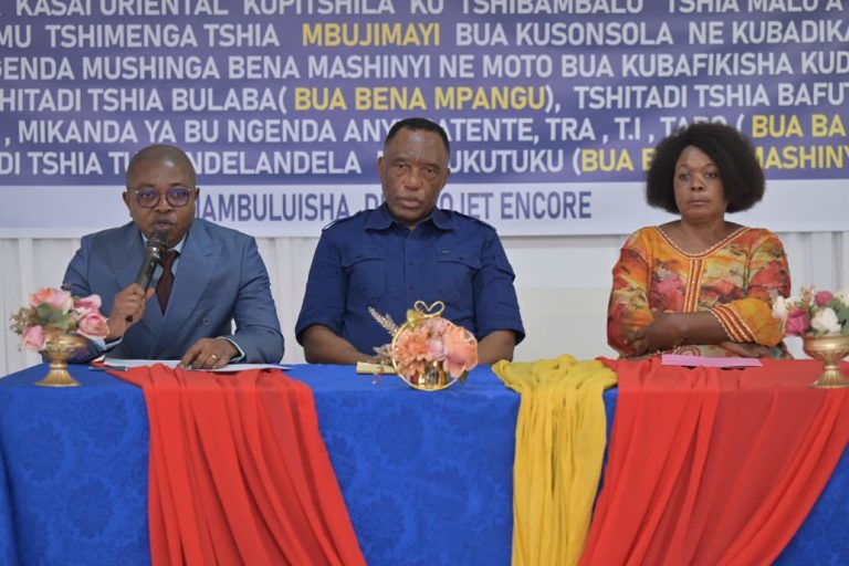 Lire la suite à propos de l’article Kasaï Oriental : Le gouvernement provincial relance l’identification fiscale à Mbuji-Mayi