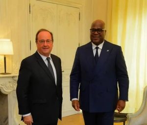 Lire la suite à propos de l’article Paris : Félix Tshisekedi et François Hollande échangent sur climat et sécurité en RDC