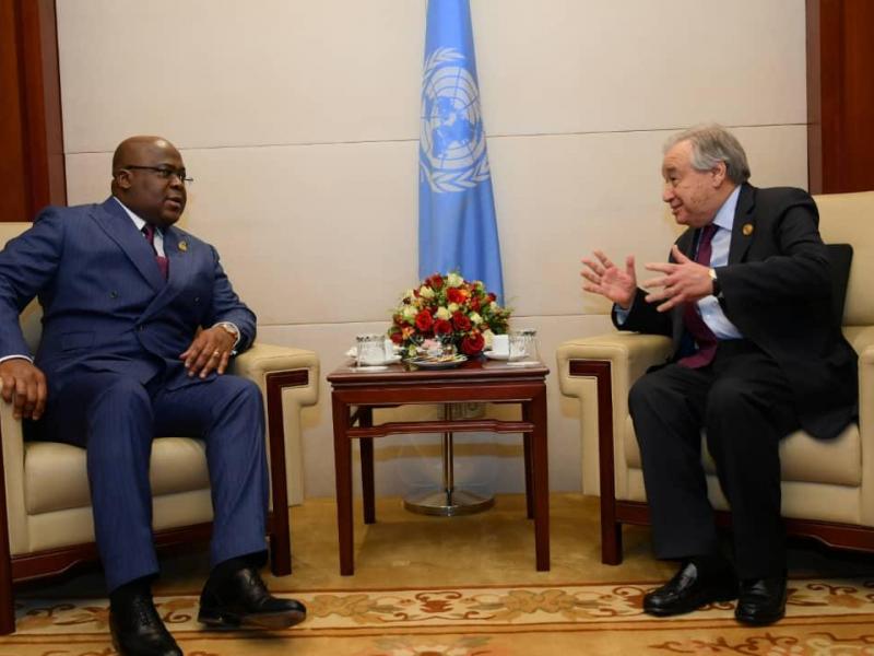 Processus de paix : Tshisekedi et Guterres exigent des actes concrets pour mettre fin à l’instabilité dans l’Est