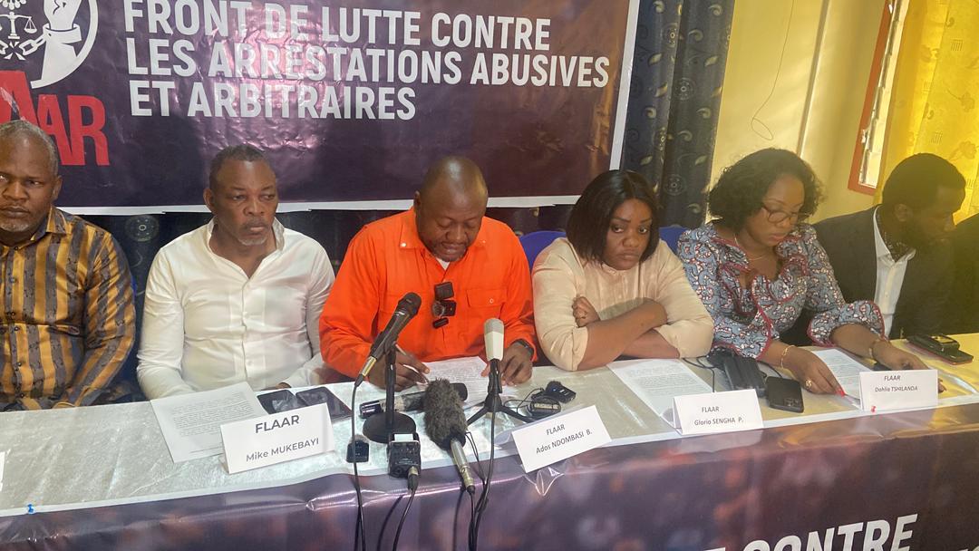 Lire la suite à propos de l’article RDC : Lancement du Front contre les arrestations arbitraires, une plateforme citoyenne pour défendre l&rsquo;Etat de droit