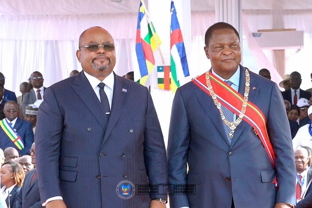 Bangui : Aimé Boji Sangara représente Tshisekedi à l’investiture de Touadera