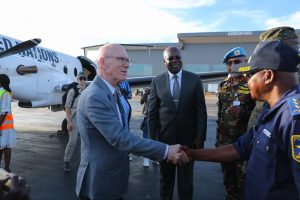 Lire la suite à propos de l’article Ituri : James Swan entame sa première visite officielle à Bunia