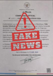Lire la suite à propos de l’article RDC : le ministère de l’Emploi alerte sur un faux communiqué attribué à Ferdinand Massamba Wa Massamba