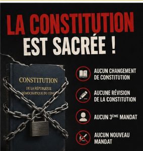 Lire la suite à propos de l’article Filimbi sonne l’alarme : « Ne touchez pas à notre Constitution ! »