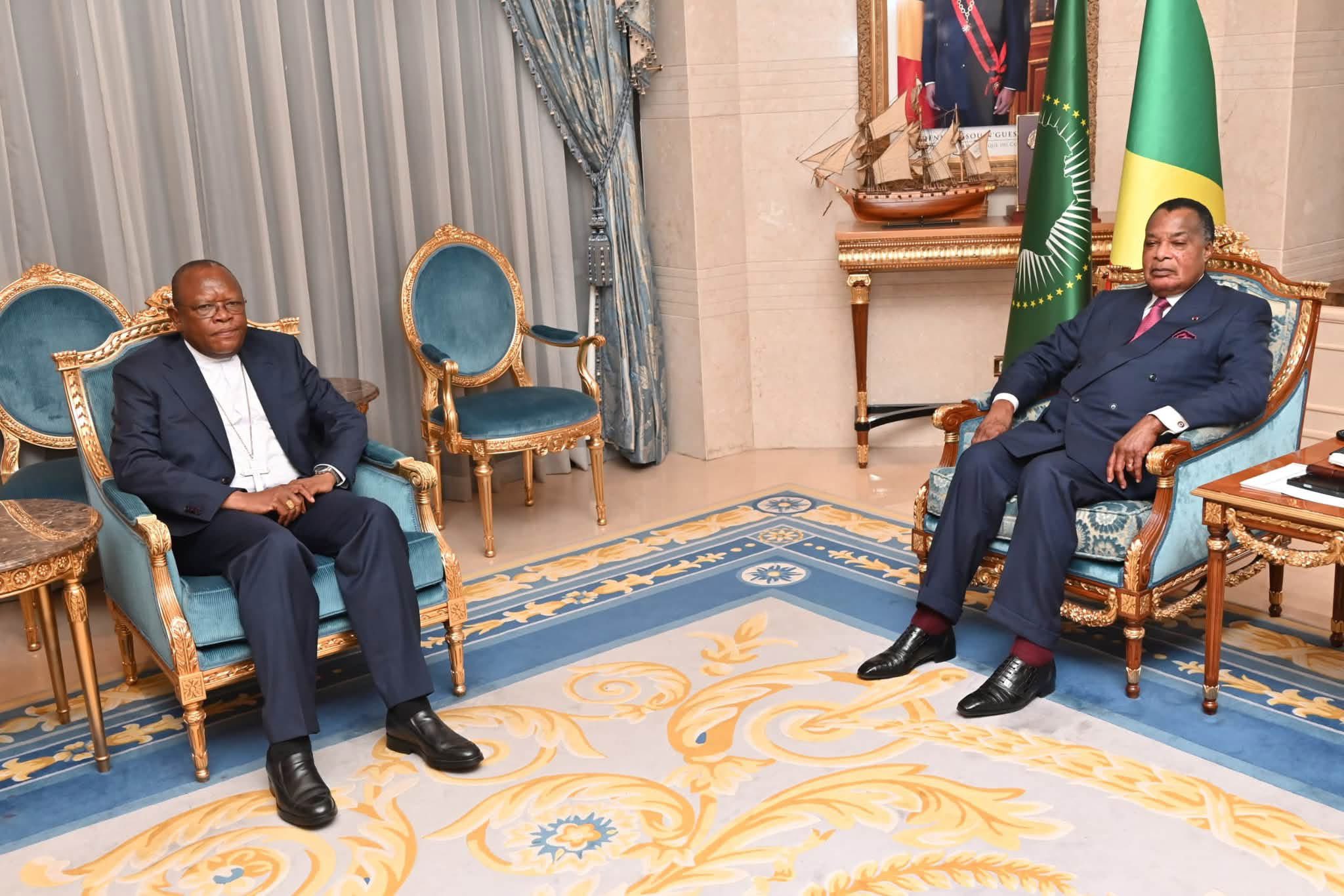 Quête de paix en RDC : le cardinal Fridolin Ambongo échange avec Denis Sassou-Nguesso sur le dialogue national
