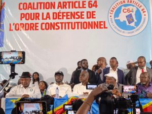 Lire la suite à propos de l’article Après le report, la C64 revient dans la rue le 22 juillet pour exiger le départ de Tshisekedi