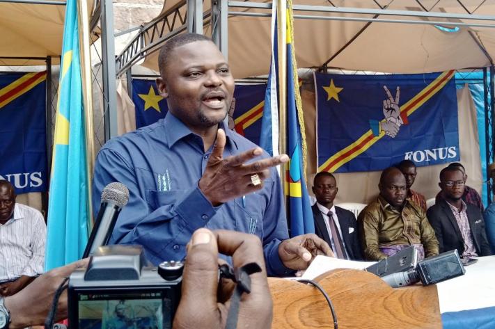 Marche du 22 juillet :  « N’ayez pas peur d’exercer vos droits » (Emery Okundji mobilise les militants de FONUS )